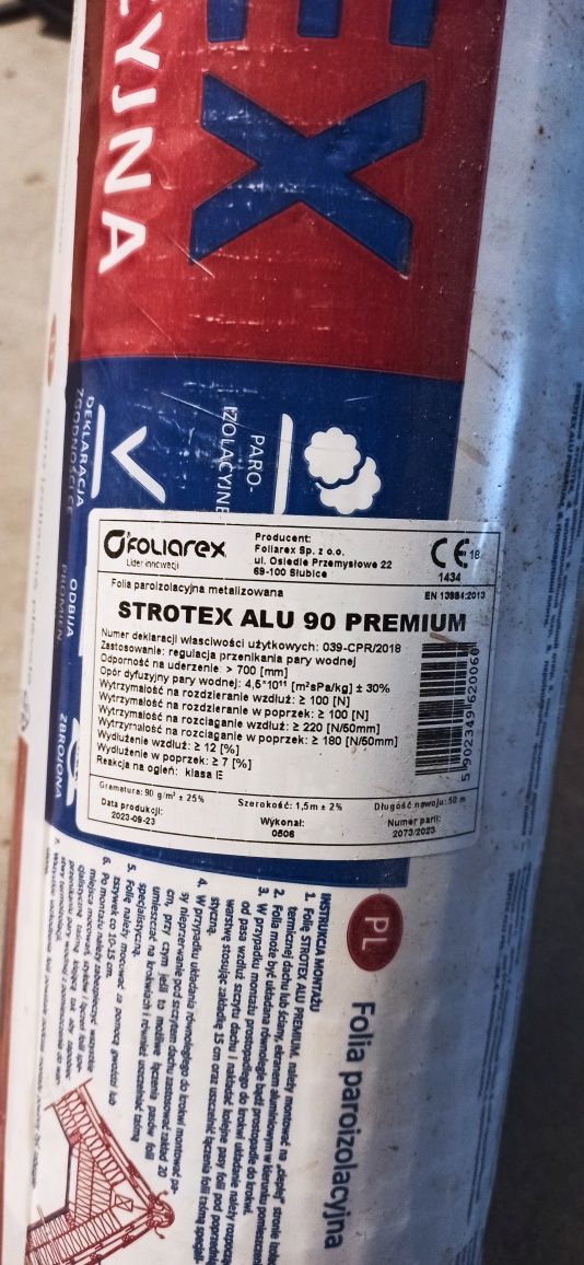 Folia paroizolaculyjna strotex 90