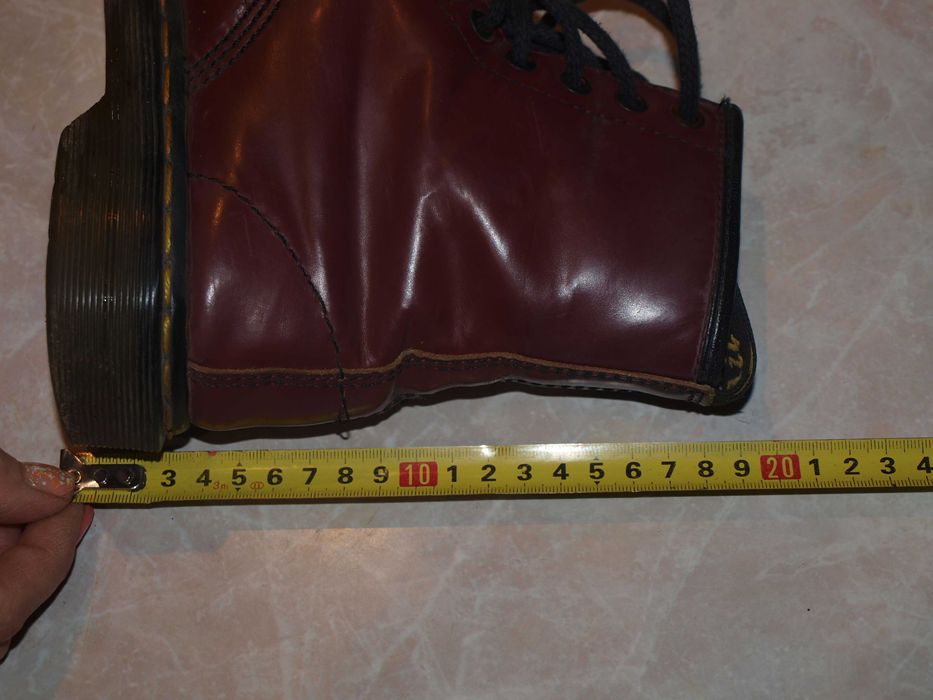 Glany skurzane bordowe