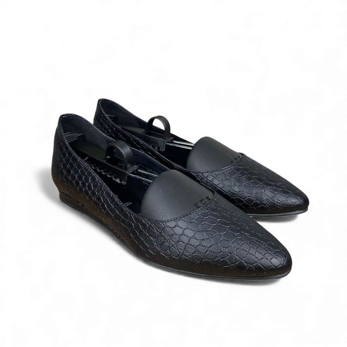 Buty Tamaris r. 39 - czarne eleganckie baleriny damskie