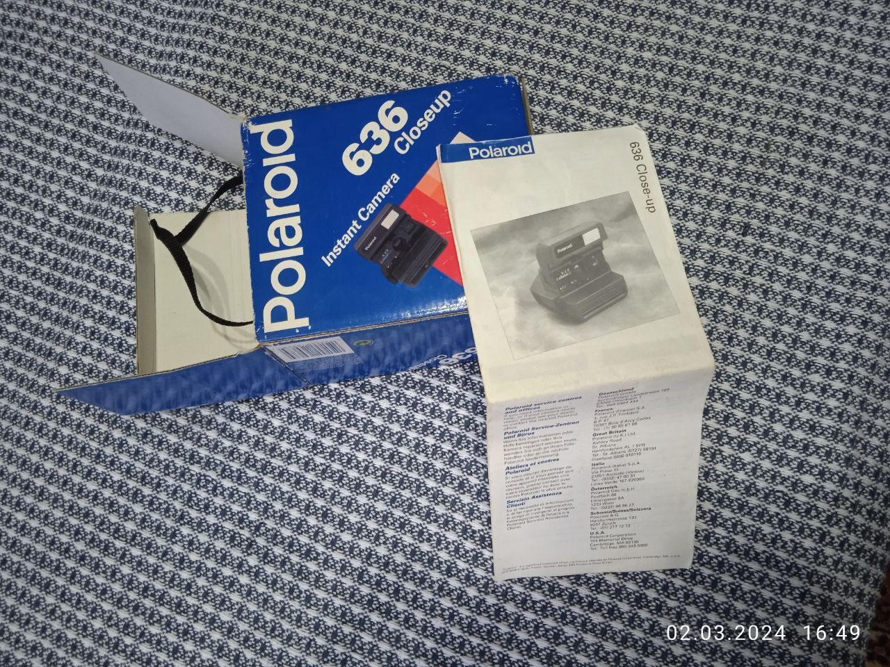 Фотоапарат Polaroid 636 Close-up оригінал
