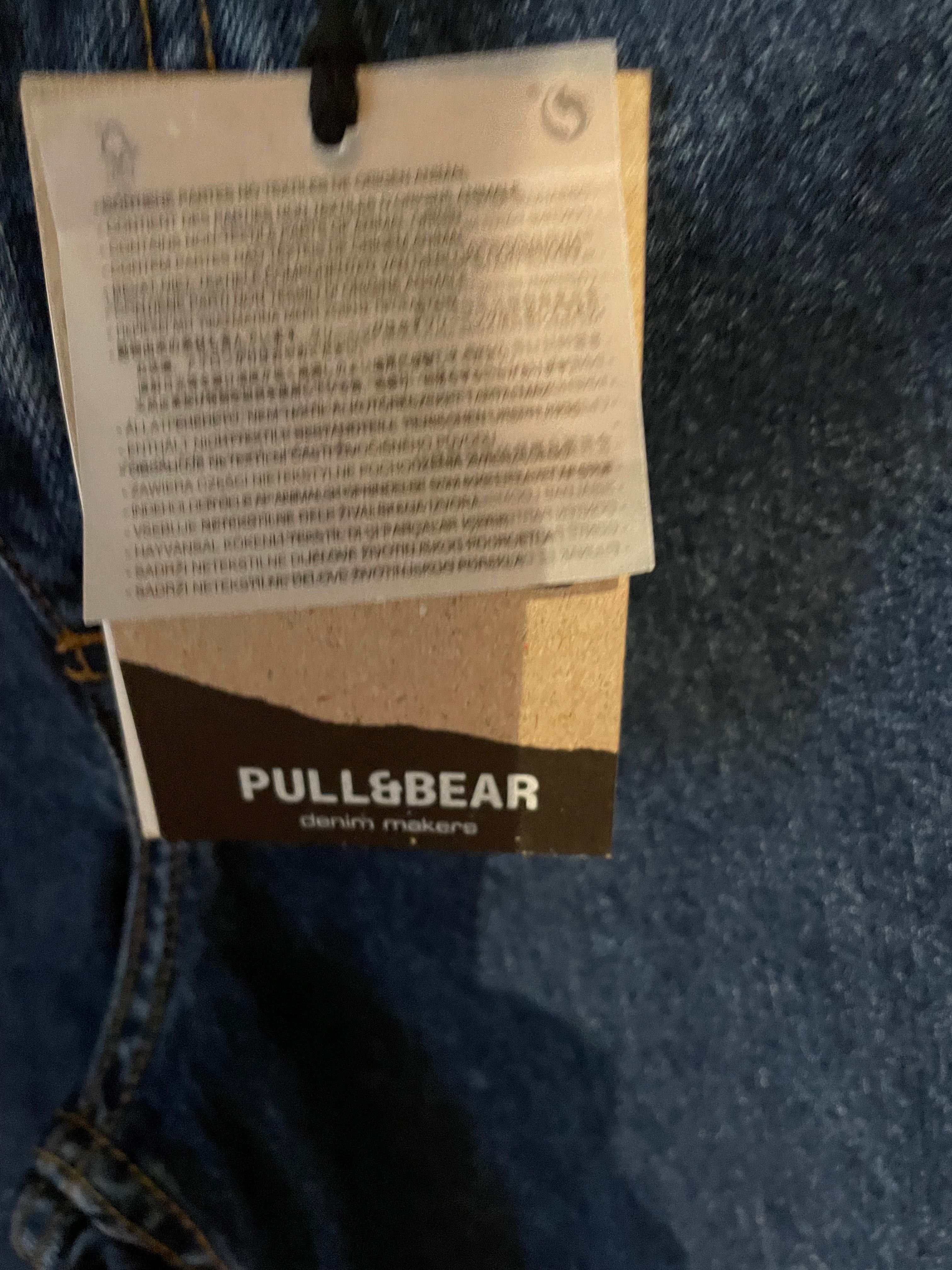 Calças ganga wide leg Pull & Bear 38, novas