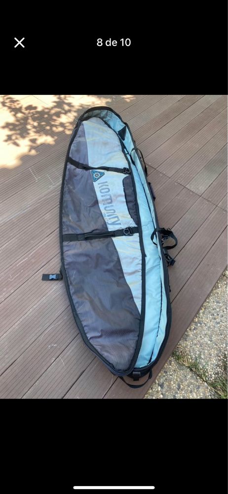 Capa viagem komunity 6’4 ate 3 pranchas surf