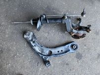 zwrotnica+wahacz+amortyzator volkswagen golf audi a3
