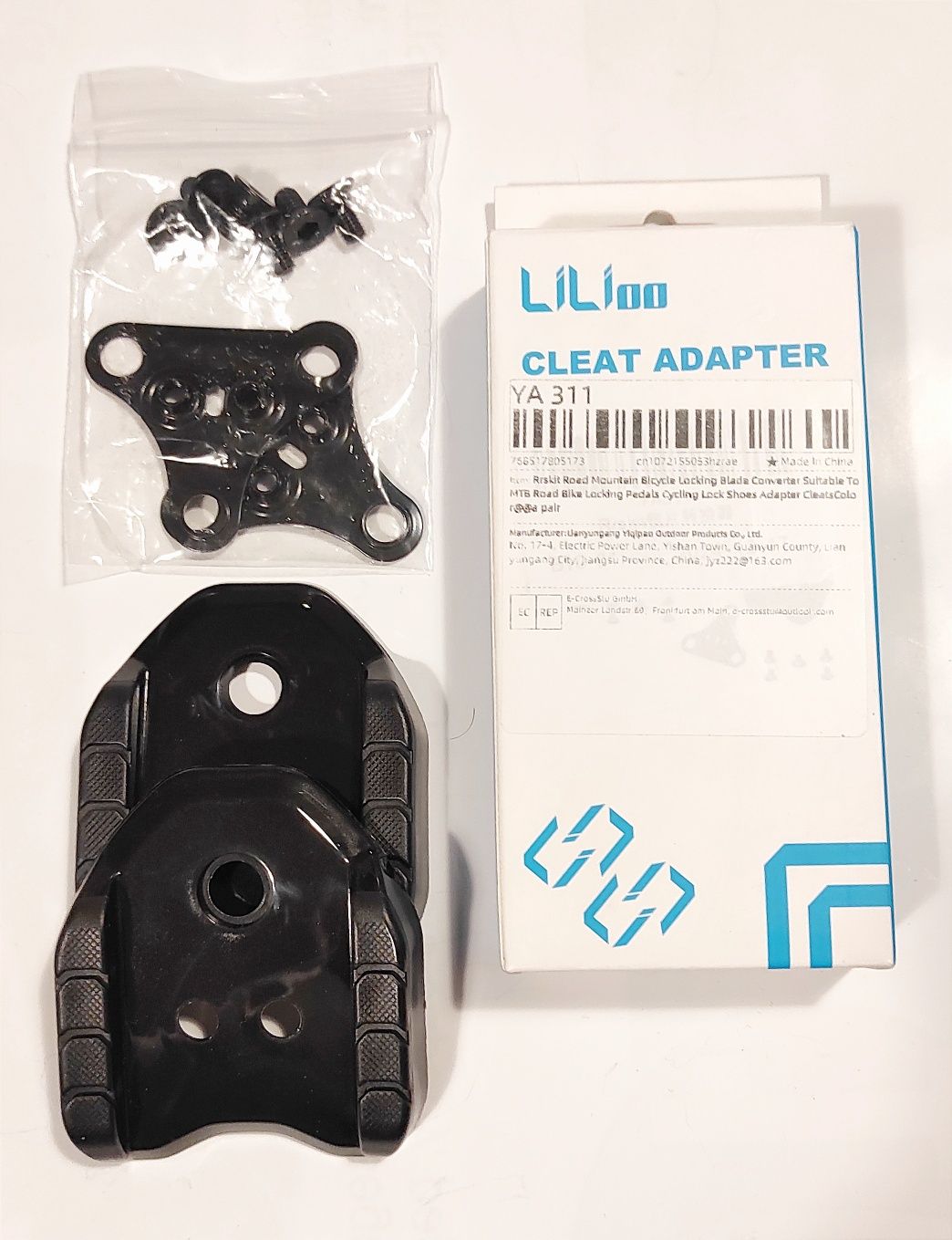 Adapter do pedałów szosowych jak Shimano SM-SH40 SPD-SL na SPD Zestaw