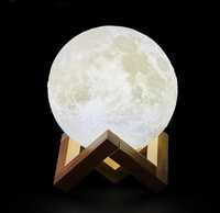 Настільна лампа, нічник Місяць