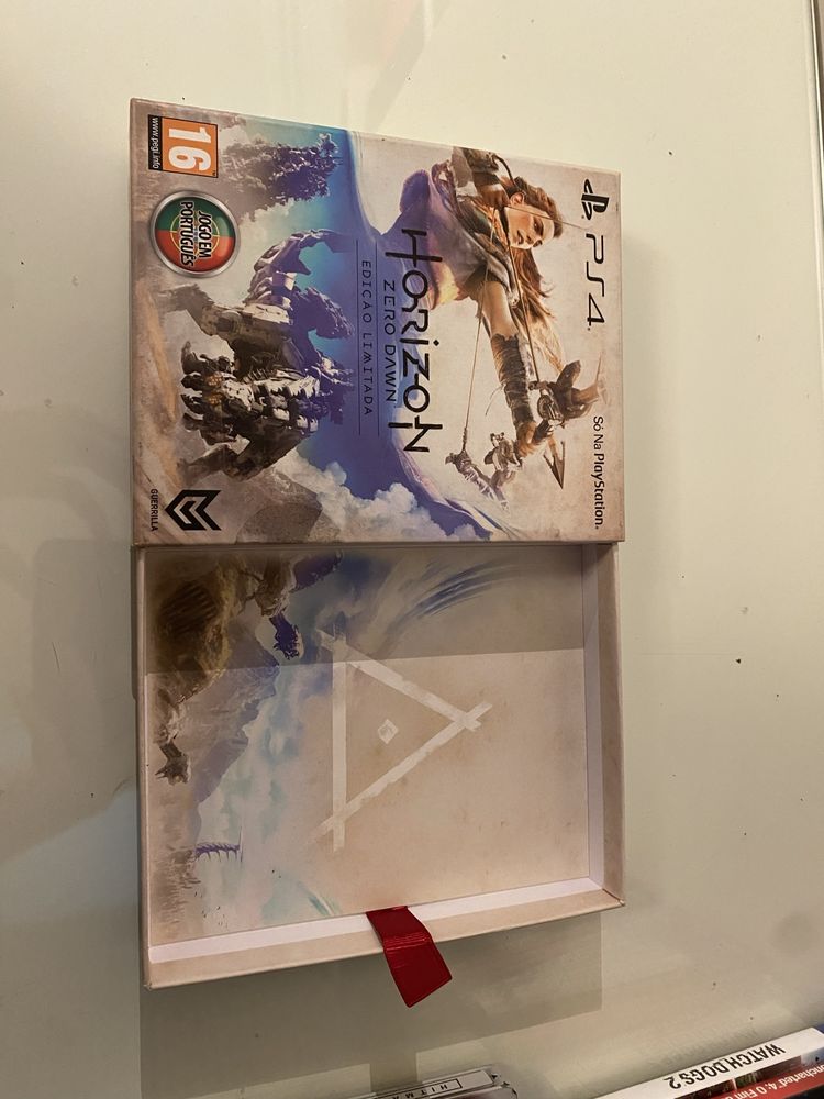 Edição limitada (Horizon Zero Dawn) com caixa steelbook personalizada