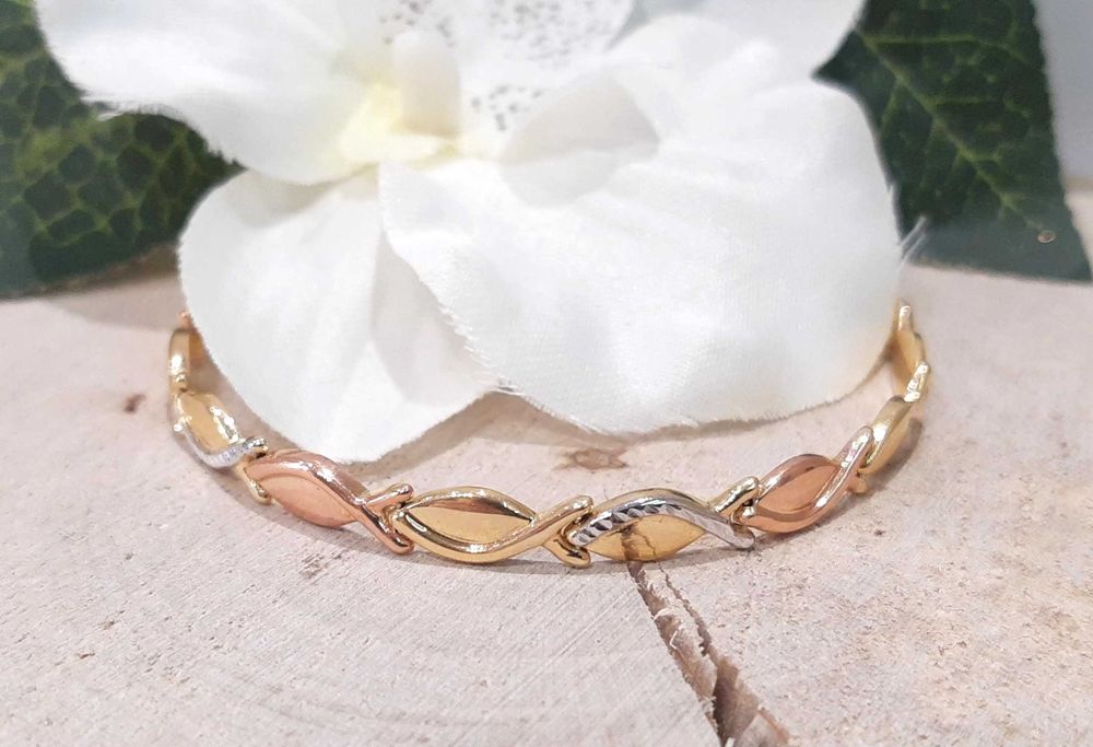 Złota bransoletka p.585/4,36g