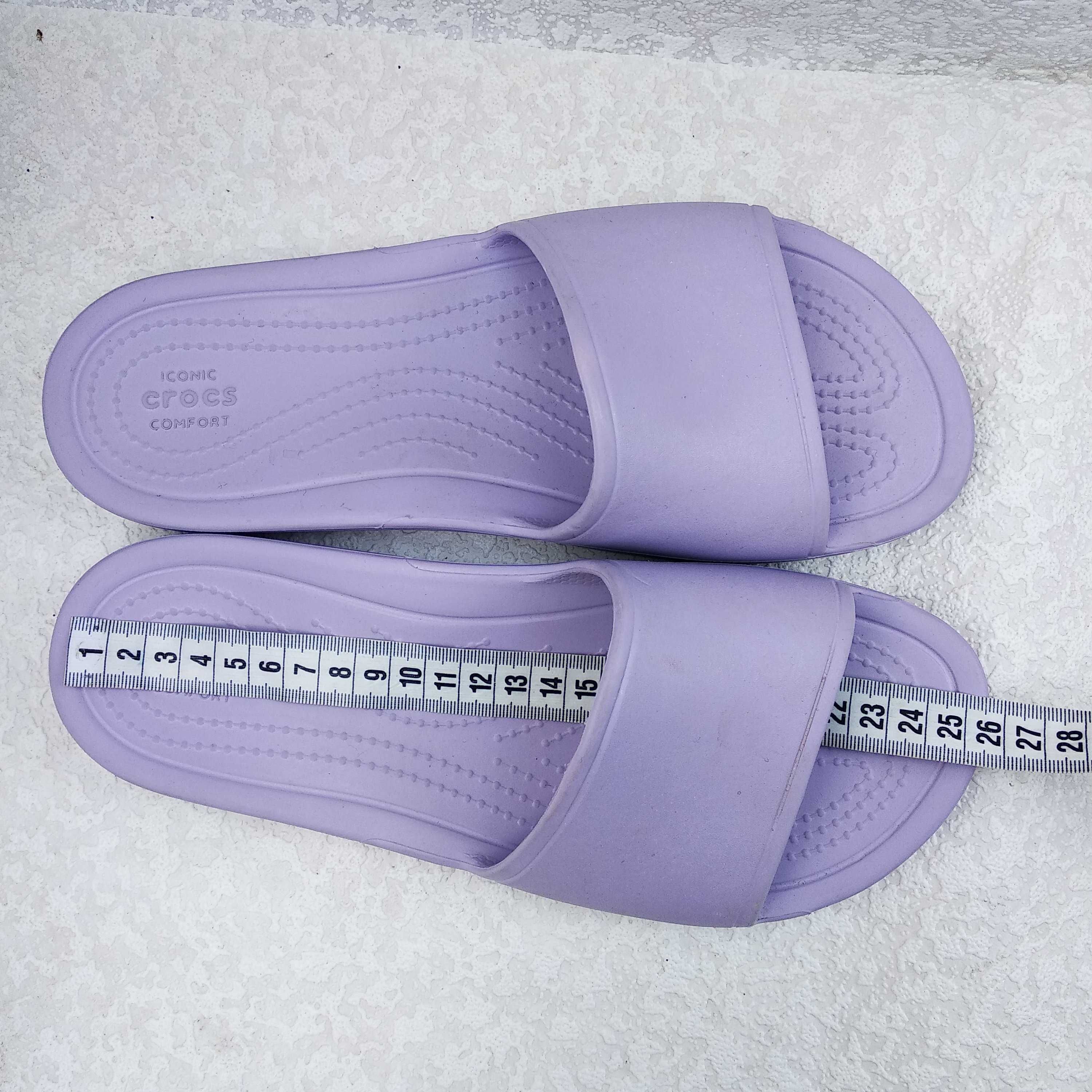 Шлепки Crocs- 38 p. W8