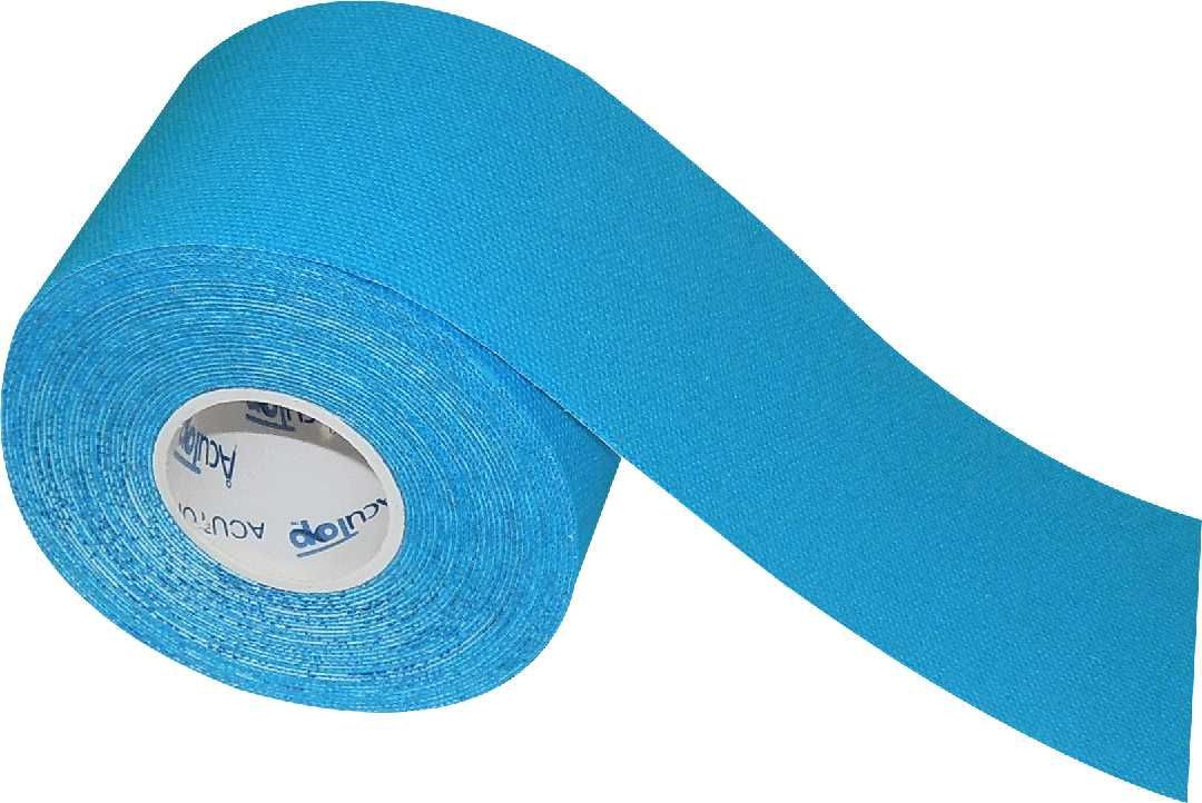Kinesiology Tape ACUTOP 5cm plastry medyczne - NIEBIESKI- dł.5 m-NOWE