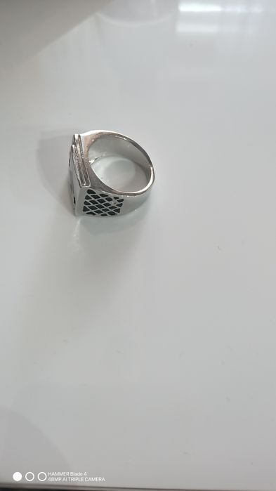 Sygnet,pierścień ,pierścionek,pik,karciany