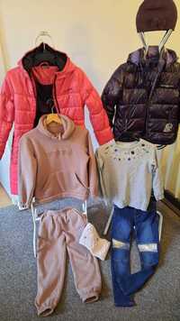 Paka zimowa 10-11 lat kurtki dresy Coccodrillo Balenciaga H&M+ gratis