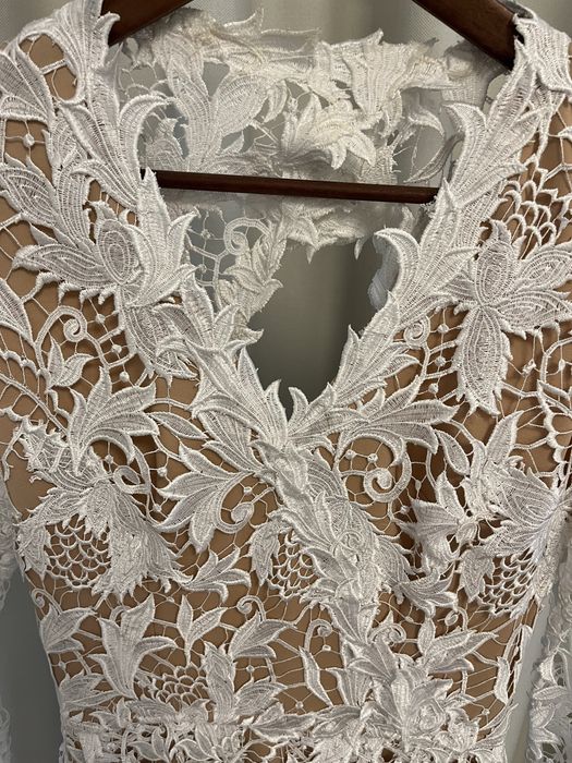 Suknia ślubna LAURELLE r. 36/38 koronka