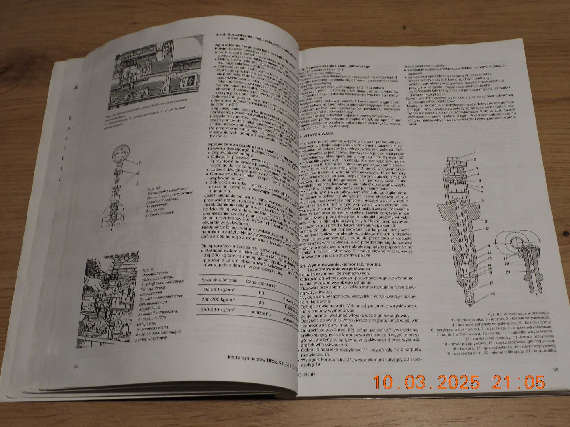 Kołowe ciągniki rolnicze URSUS C-360 i C-360 3P Instrukcja napraw