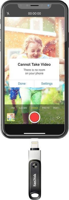 Pendrive Sandisk Ixpand Go For Iphone 64 Gb Lightning, Usb 3.0 Srebrny