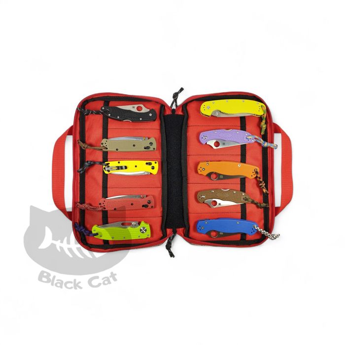EDC сумка для коллекции складных ножей (10 шт.).