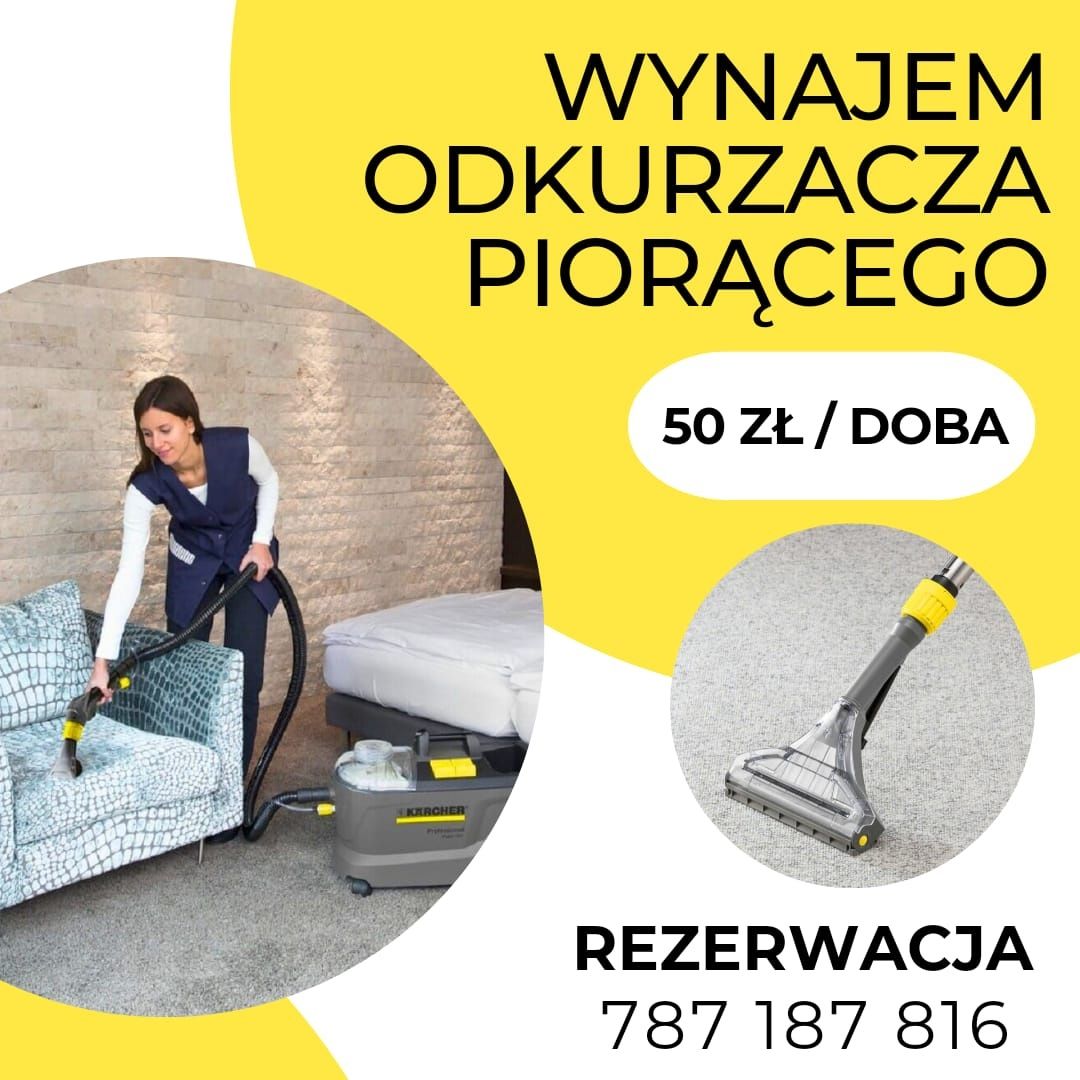 Wynajem odkurzacza pioracego