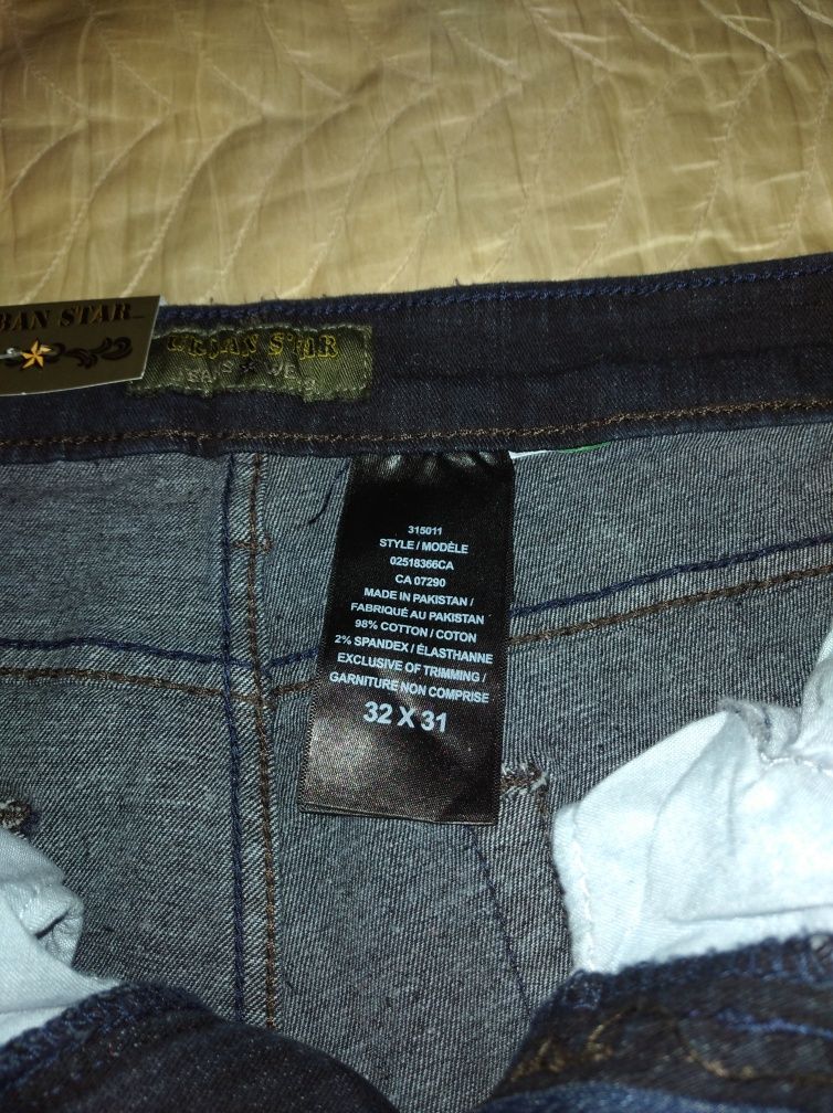 Новые демисезонные джинсы "Urban Star"  32X31