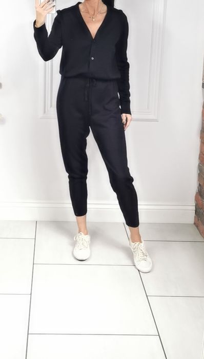 COS Wełniany Kombinezon Damski S 100%!wełna granat