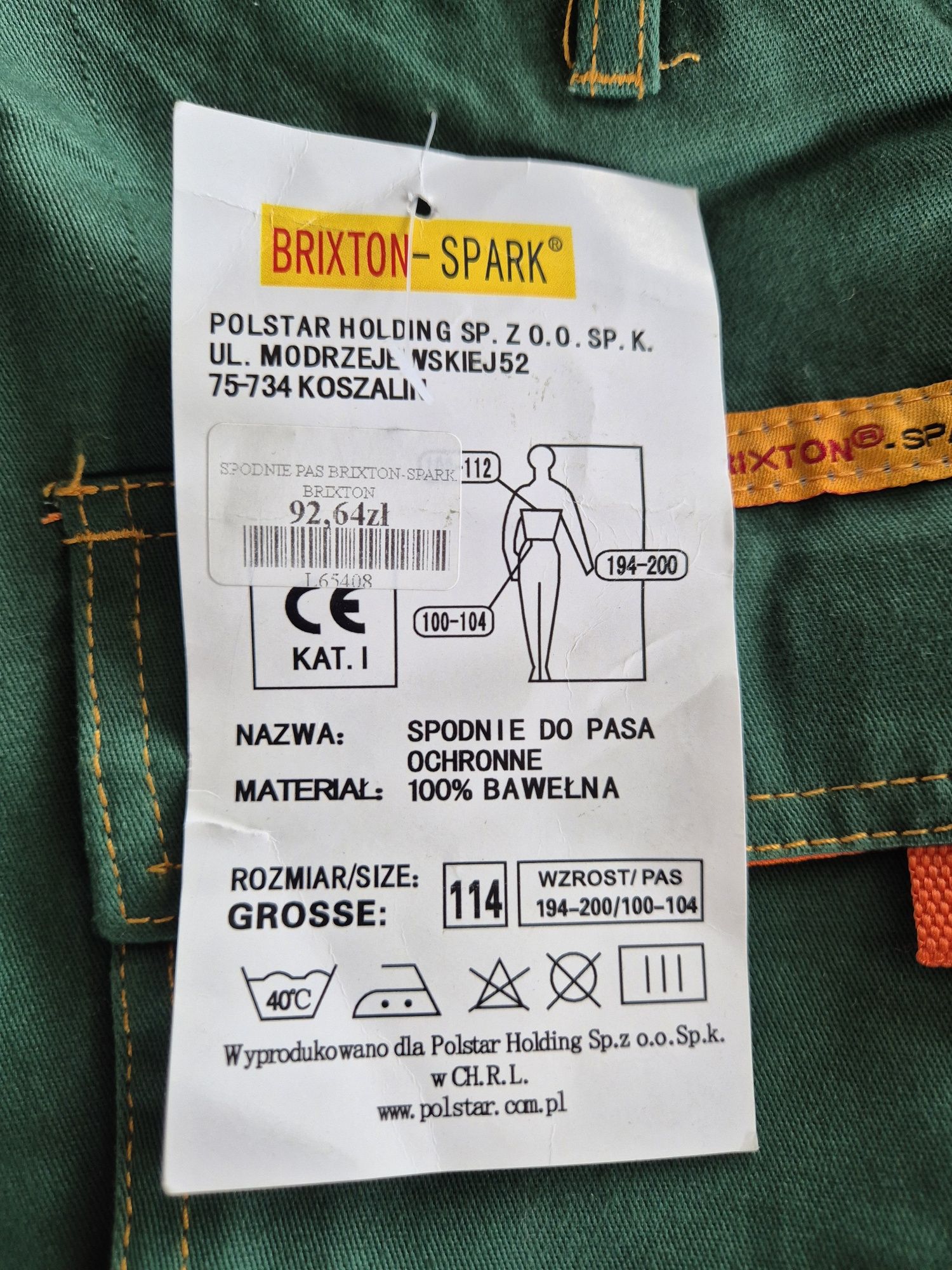 Spodnie robocze Brixton spark