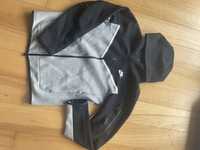 Niek tech fleece czarno szary