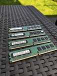 Komplet 4x 1GB DDR2 PC2-5300U 667MHz – Samsung, Kingston, Hynix