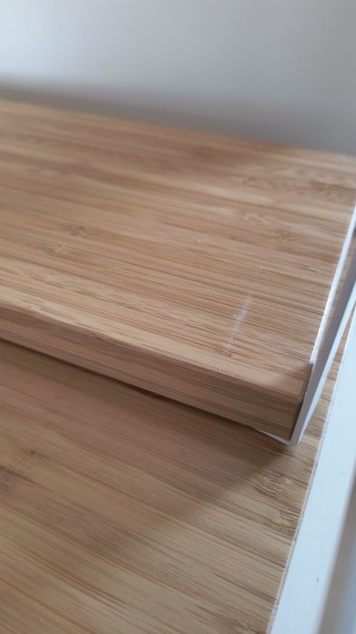 IKEA Svalnas biurko regał wiszący modułowy bambusowy