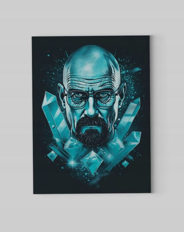Obraz na płótnie Walter White - Mistyczny Kryształ 30x40 cm
