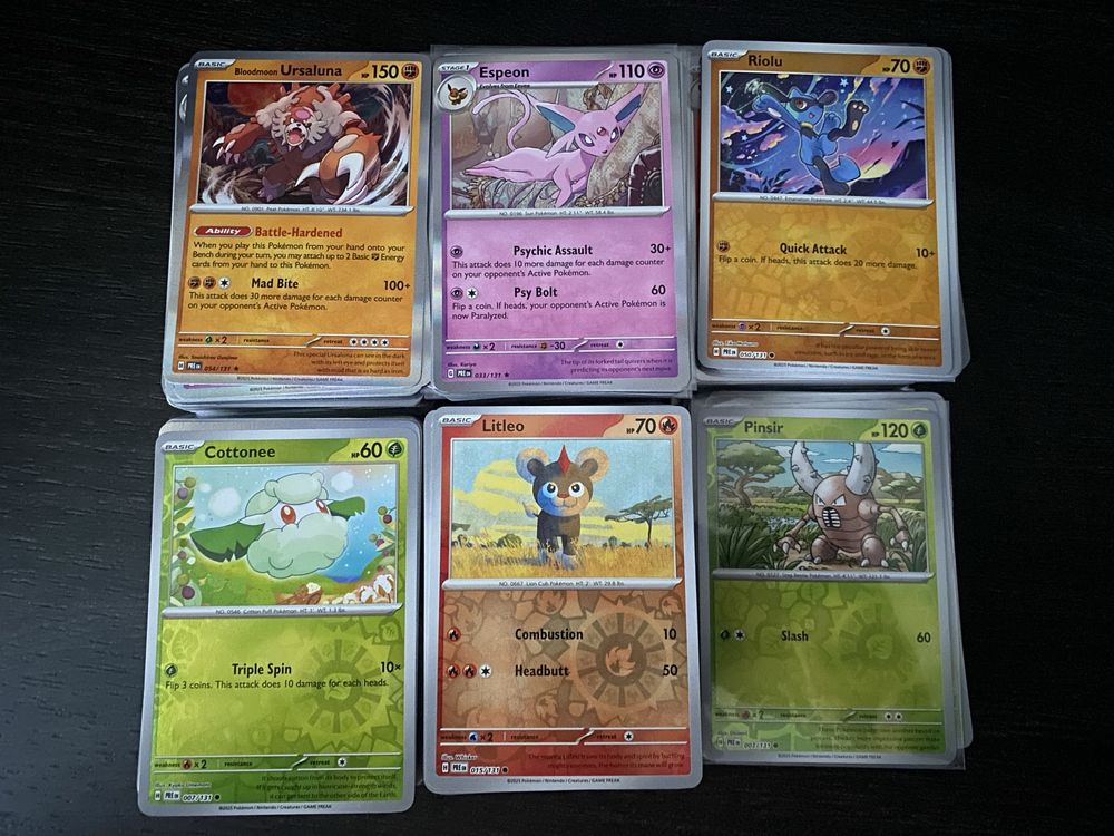 Pokémon TCG - Bulk 560 Kart Holo Reverse Holo PRE Prismatic Evolutions