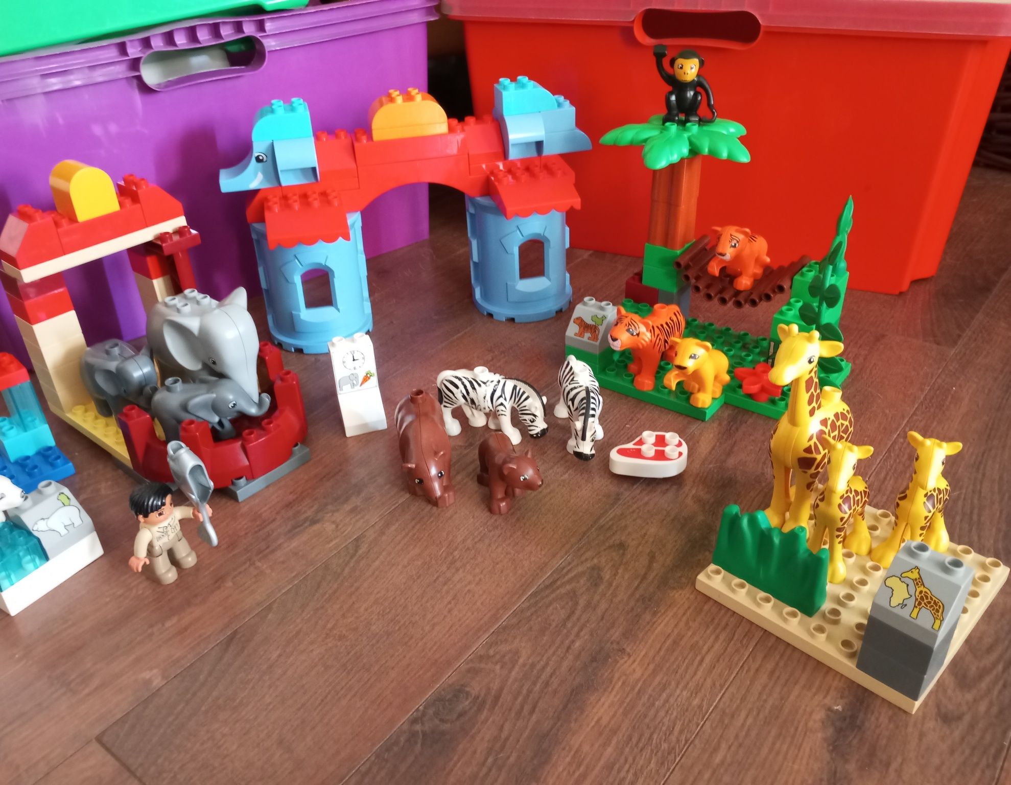 Mega zestaw Lego Duplo ZOO zwierzęta kilka zestawów