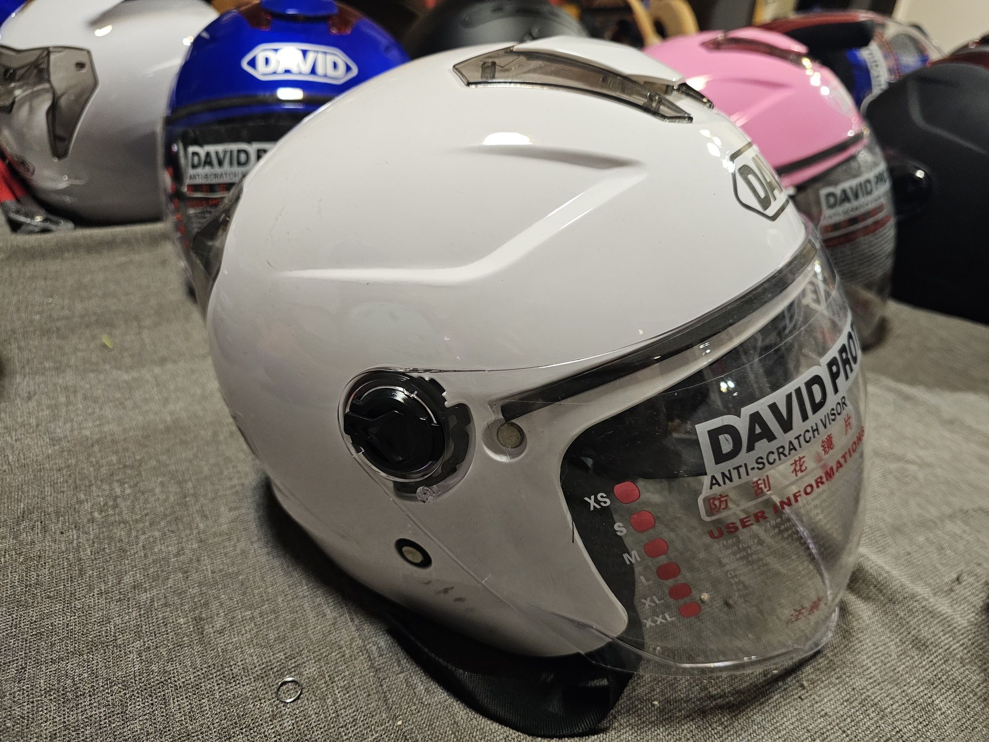 Kask Motocyklowy David Model 020