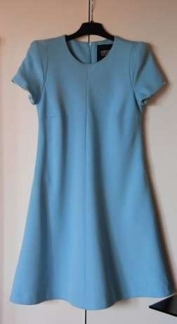 SIMPLE niebieska błękitna sukienka suknia 34 XS 36 S