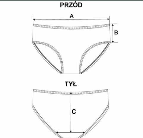 2x Majtki Damskie Figi Bawełniane Koronkowe S/M