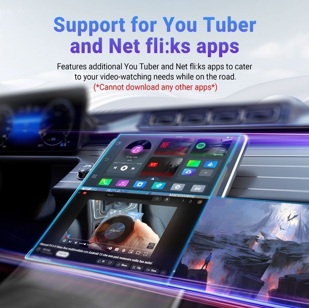 Carplay ottocast play2video pro + control