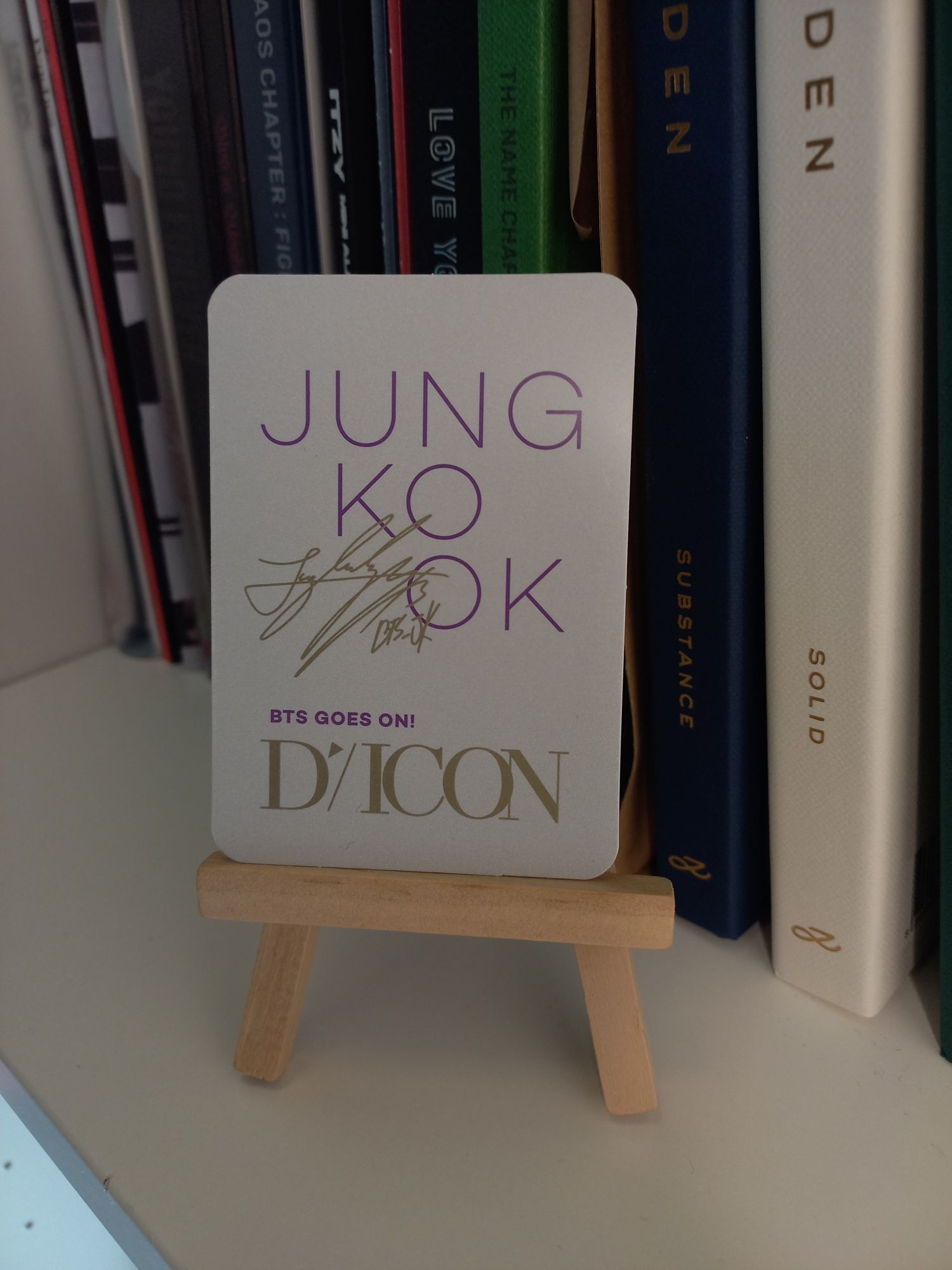 jungkook dicon korea magazyn photocard karta bts bangtan 2021 pc pctka