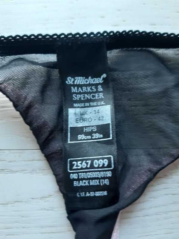 Regulowany pasek pas do pończoch 42,XL Marks&Spencer bielizna damska