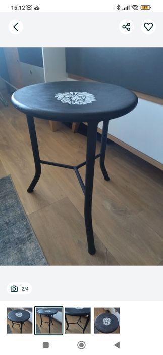 Stołek taboret stolik stylowy - wysyłka