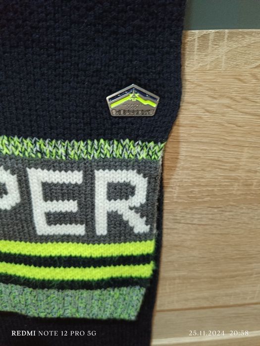 Super Dry premium-idealny  orginalny szalik - Unisex