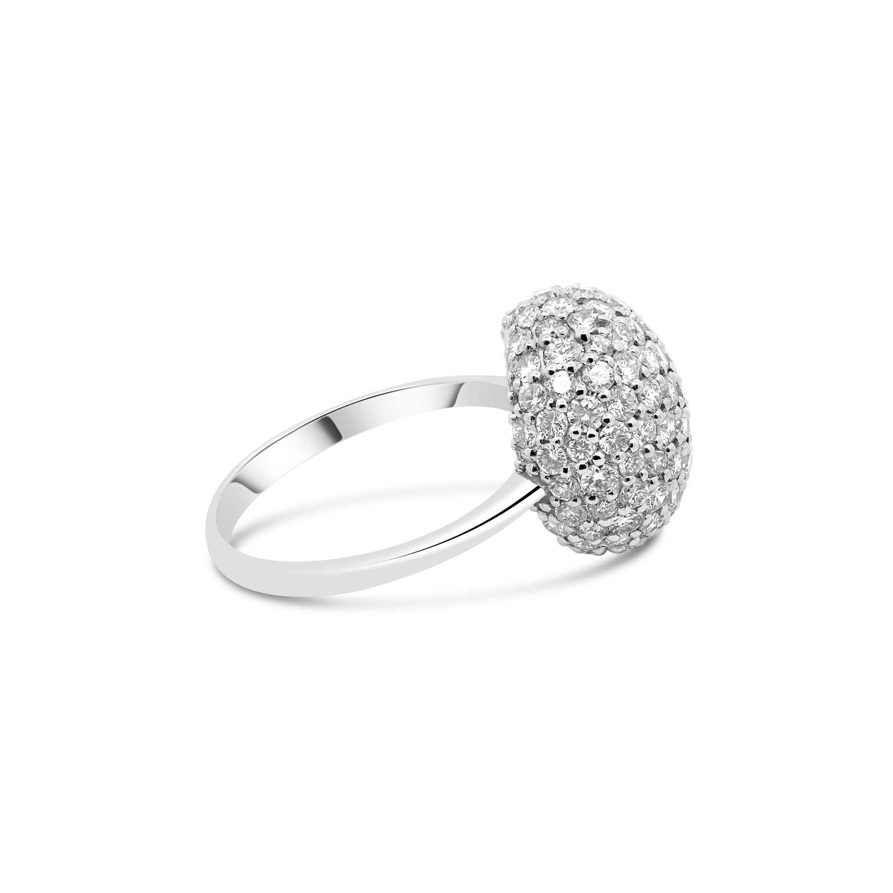 Złoty pierścionek 2,5ct z naturalnymi brylantami diamentami Certyfikat
