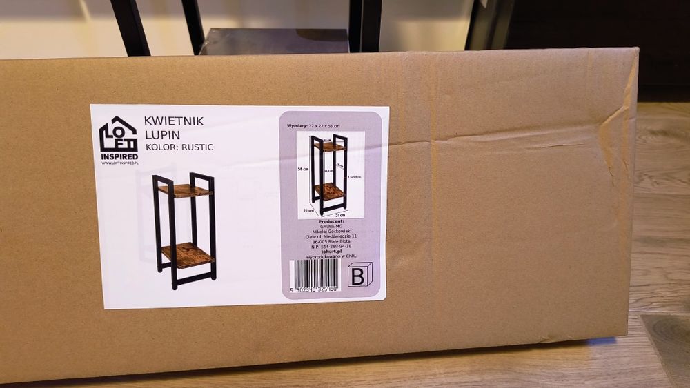 Stojak kwietnik regał Loft