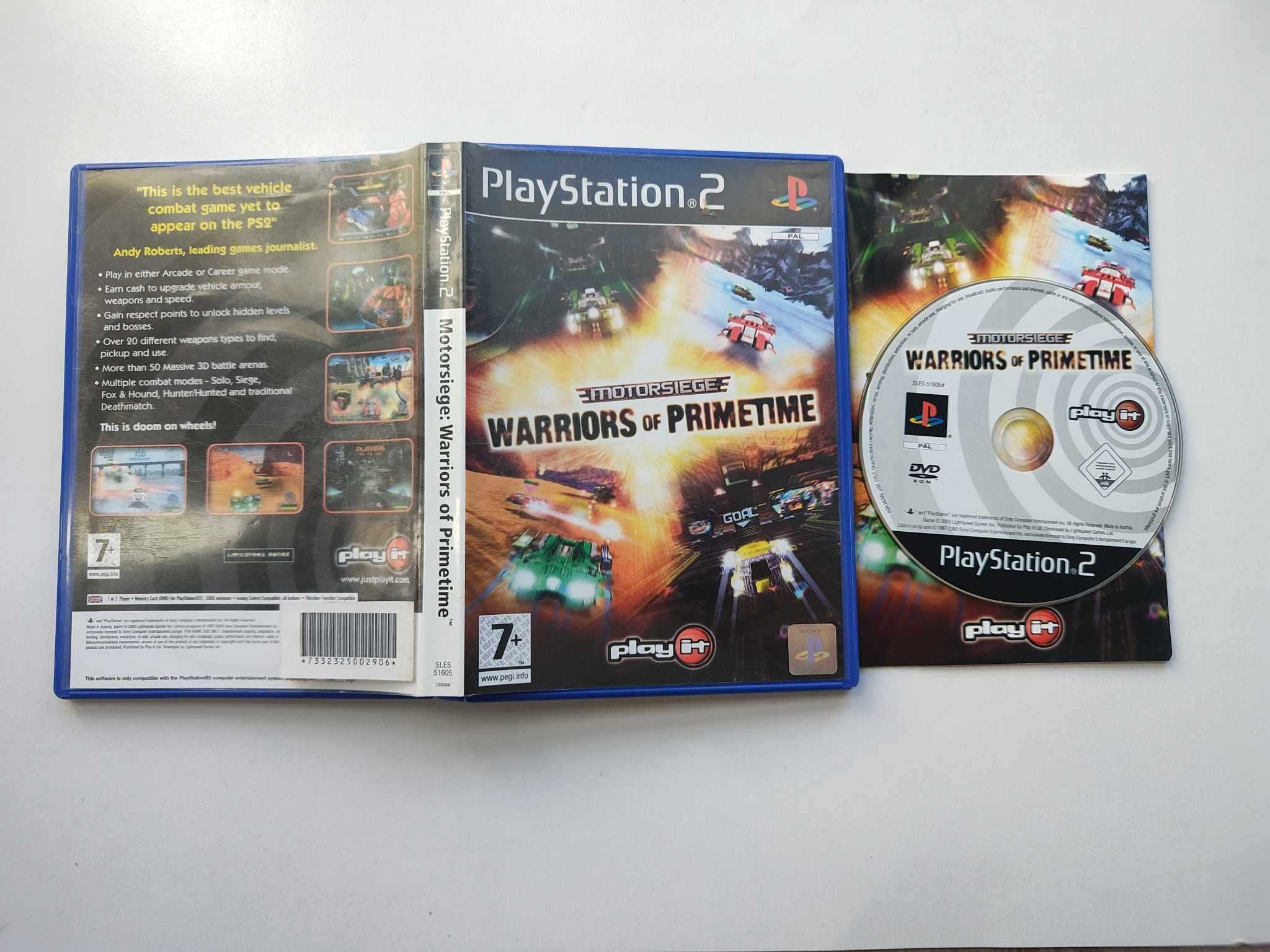 Gra PS2 Motorsiege Warriors of Primetime