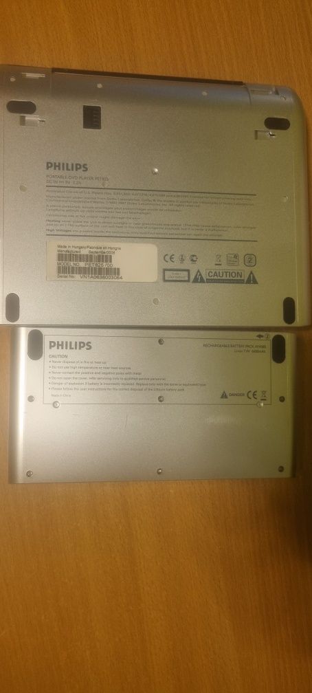 Philips pet825/00 przenośny odtwarzacz dvd