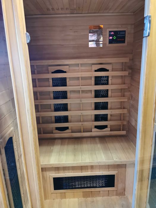 Sauna na podczerwień infared sucha mokra 120x100 Cedr 130x100 100x100