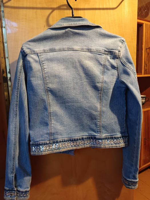 Katana jeansowa że stretchem
