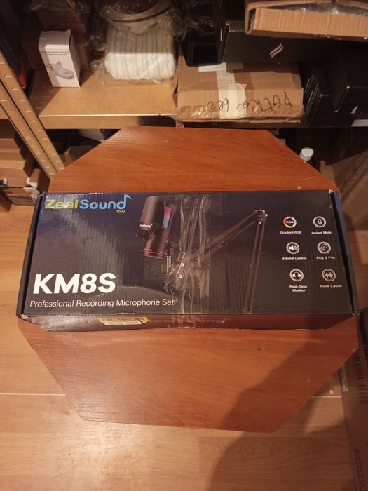 Mikrofon Zealsound KM8S Professional Recording Set USB-C | Idealny do
