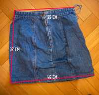 Squeeze jeans skirt spódnica 7/8 dżinsowa spódniczka