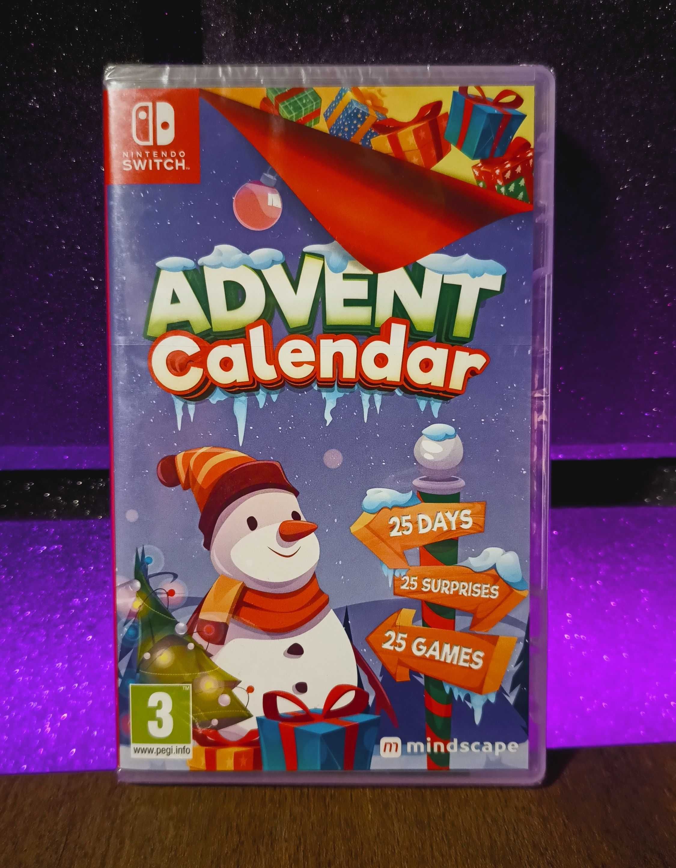 Christmas Advent Calendar Nintendo Switch - zestaw wielu gier PL!