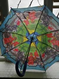 Дитячий зонт парасолька напівавтомат