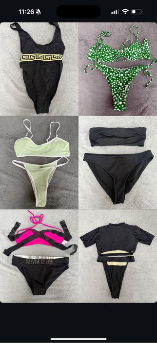 Набір з купальників, плавок і бюстгалтерів розмір xs/s