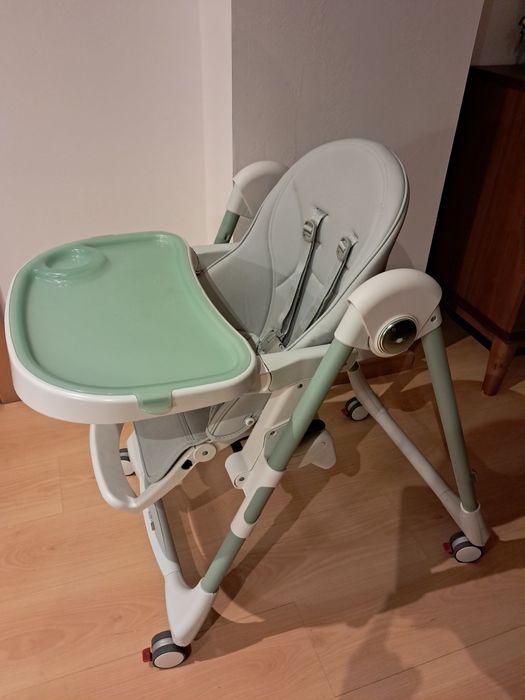 Cadeira de papa Peg-Pérego prima pappa follow me (Mint)