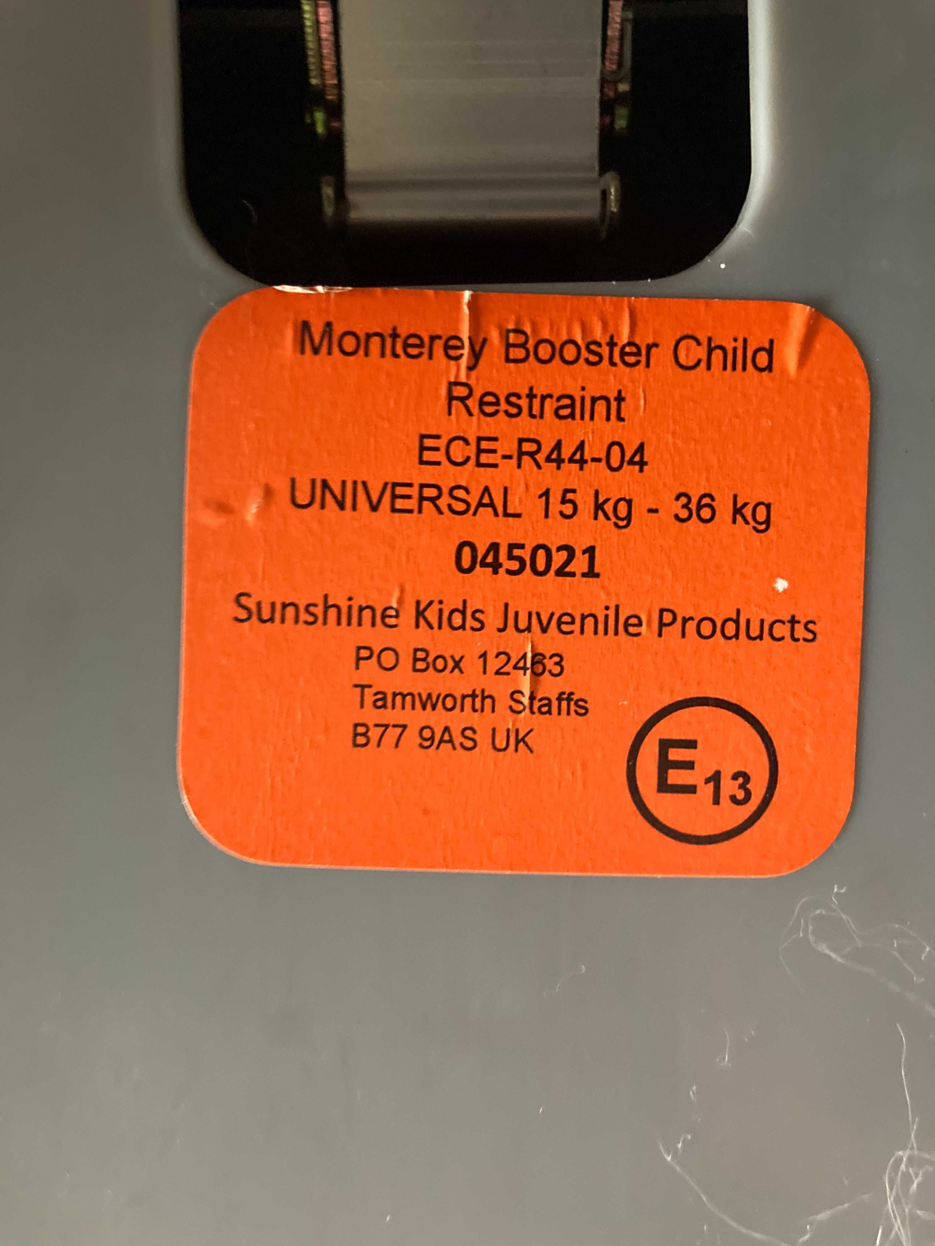 Fotelik samochodowy regulowany Sunshine Kids 15-36 kg